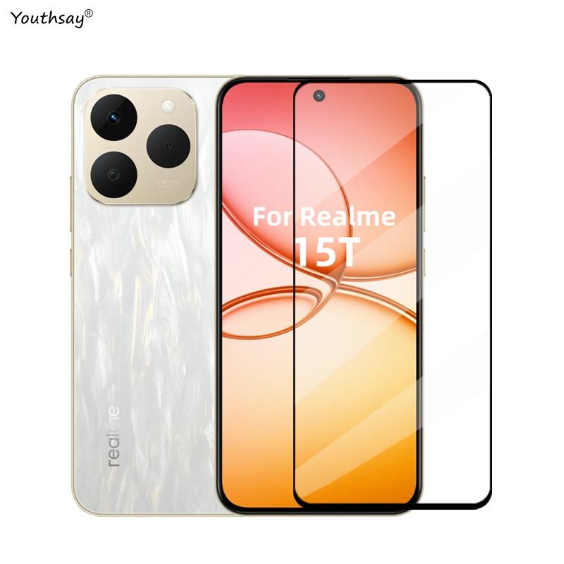 Полное защитное стекло для Realme 15T Стекло Защитная пленка для экрана Realme 15T Защитная пленка для линзы телефона для Realme 15T