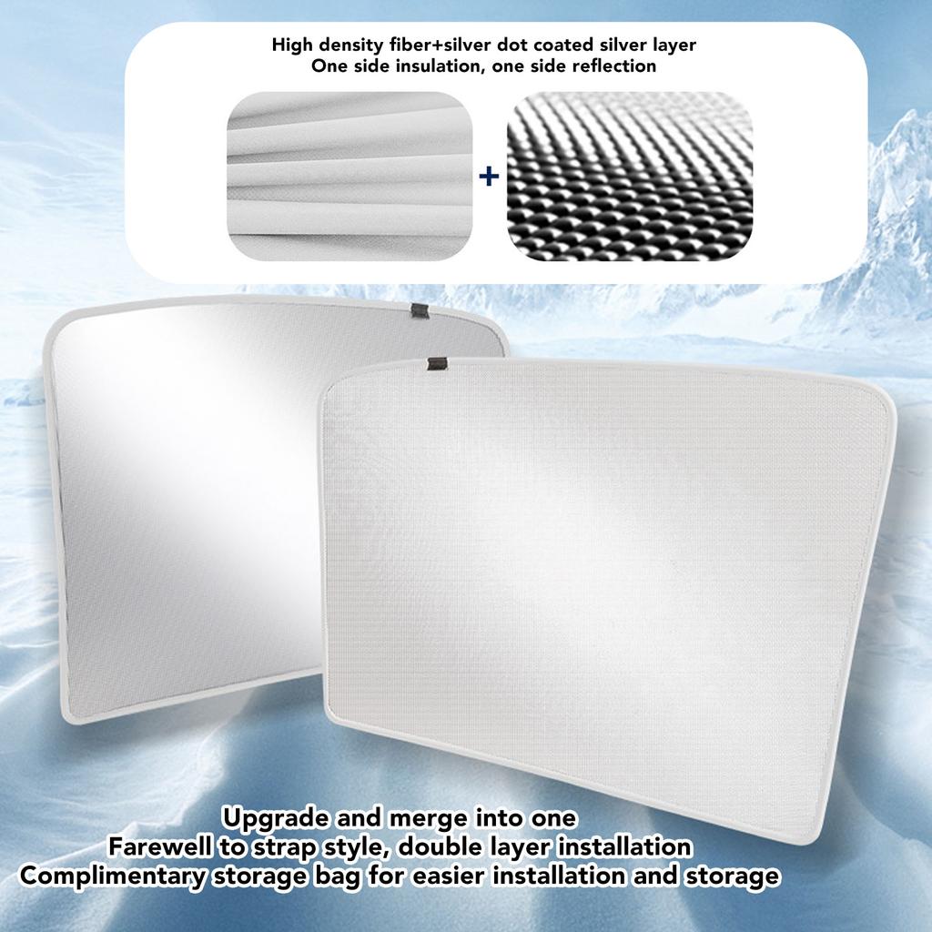 Для Tesla Model 3 Модернизированный солнцезащитный козырек для автомобиля, солнцезащитный козырек на крыше, теплоизоляция, защита от ультрафиолета, разделенные аксессуары, замена на место для хранения