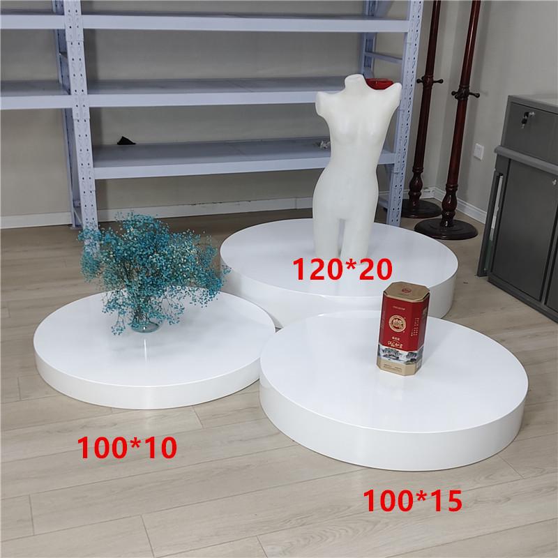 Cylindrical Adjustable Broadcast Stand & Mannequin Base for Wedding Dress Displays