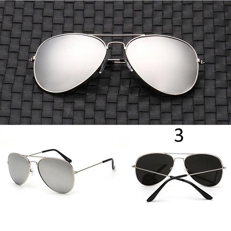 Вождение 1PC Aviator Зеркало Для Мужчин Женщин Большая Оправа Унисекс Заостренные Портативные Солнцезащитные Очки