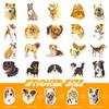 50 Black Dog Pet Series Husky Cartoon Graffiti Stickers Car Suitcase Waterproof Cup