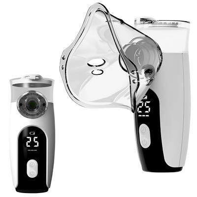 Медицинский бесшумный сетчатый небулайзер Портативный USB-небулайзер с LED-дисплеем Медицинский бесшумный ультразвуковой ингалятор Таймер Паровое устройство Взрослый Ребенок