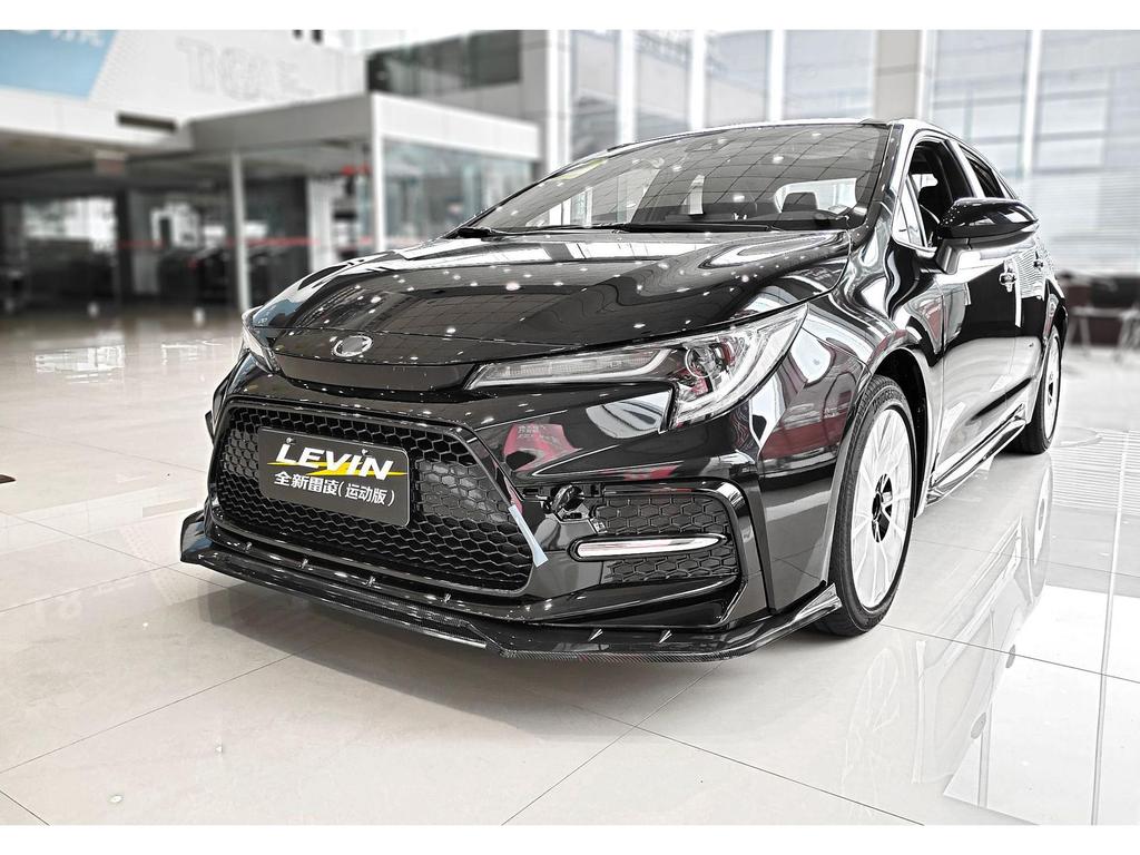 Комплект переднего сплиттера для Toyota Levin 2021 года: Передний сплиттер, задний спойлер, боковые юбки для Corolla XSE