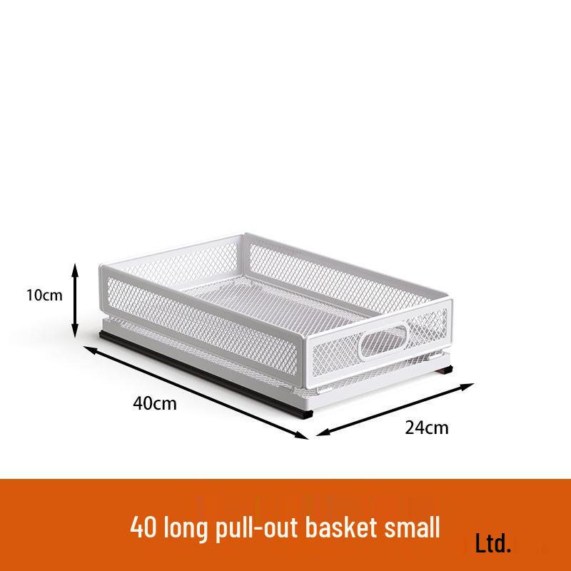 Многоярусная выдвижная кухонная корзина для хранения закусок, приправ и банок