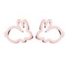 Sweet Hollow Rabbit Ear Studs Bunny Earrings Women Party Jewelry Easter