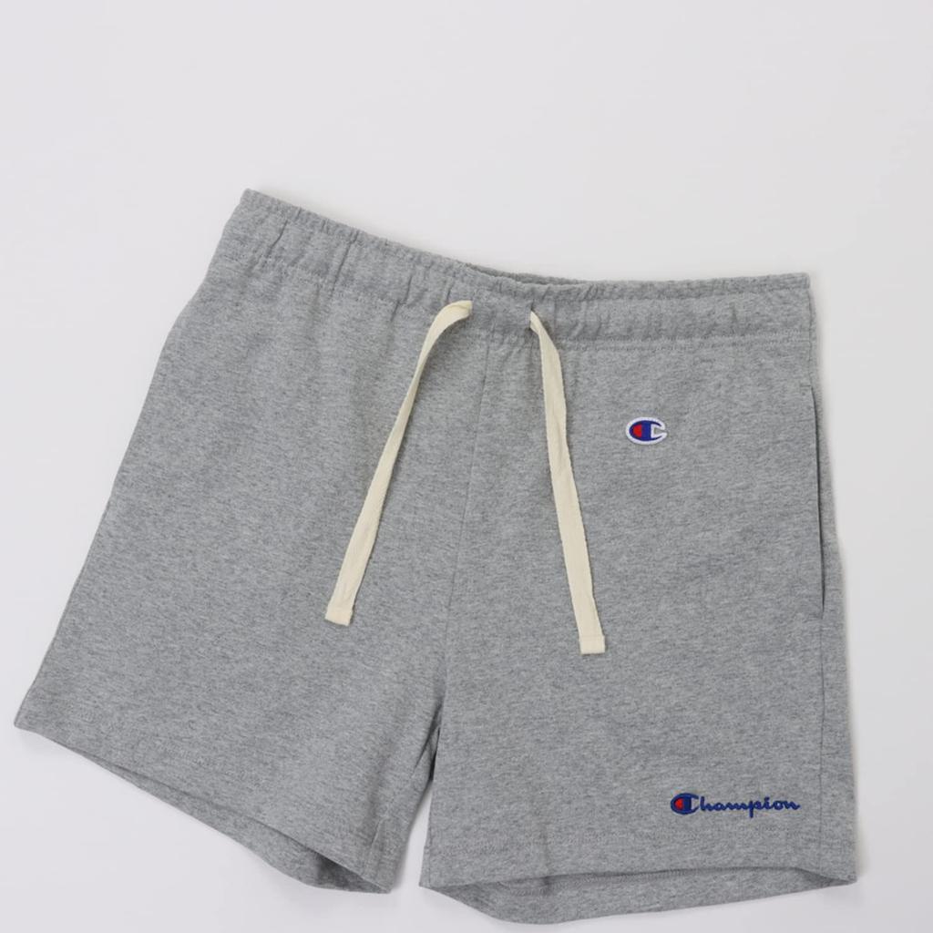 Шорты из хлопка США Garment Wash Embroidery Script Logo Shorts Basic Oxford Grey M [Champion] 100% женские CW-X507