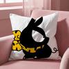 R-Ranma Cartoon Cushion Cover Multi-Scene Pillow Cover for Home & Car - Reversible, Soft & Durable for Daily Use