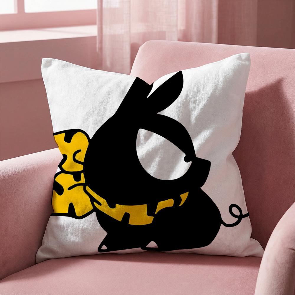 R-Ranma Cartoon Cushion Cover Multi-Scene Pillow Cover for Home & Car - Reversible, Soft & Durable for Daily Use