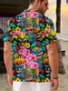 2026 New Men's Printed Pattern Shirt, PLUS SIZE