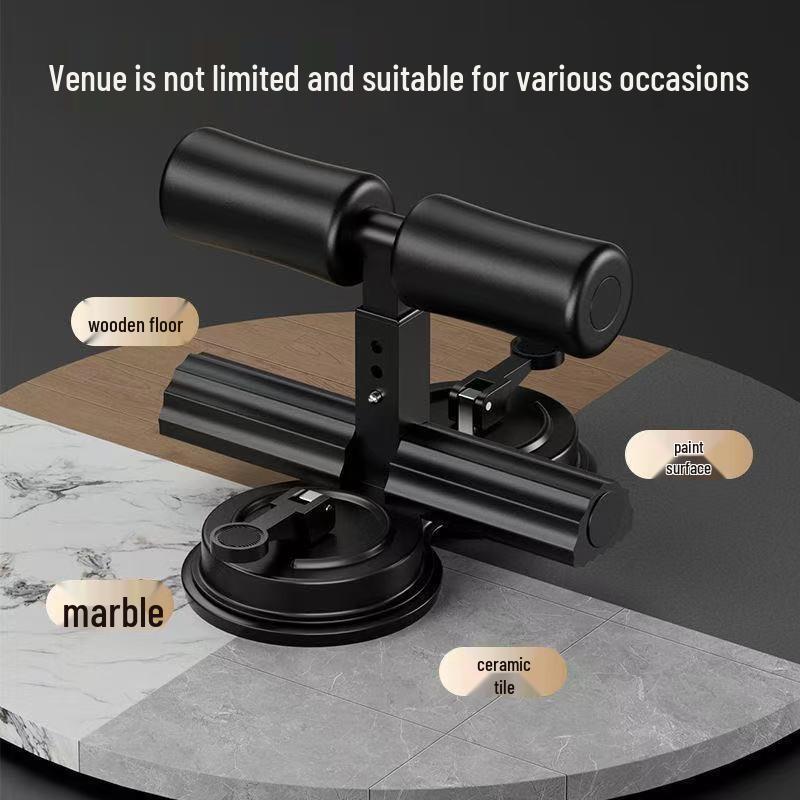 Двухприсосочный ролик для пресса с тросиком для вытягивания - тренажер для мышц пресса и помощь при выполнении упражнений на пресс.