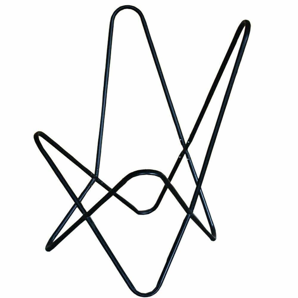 Винтажное кресло-бабочка из натуральной кожи буйвола ручной работы, спальное место, складное кресло