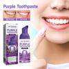 Purple Teeth Whitening Toothpaste Care for Teeth Clean Odor Daily Gentle Care Toothpaste