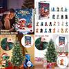 Рождественский календарь обратного отсчета с милыми ornaments-малышами драконами для праздничного декора