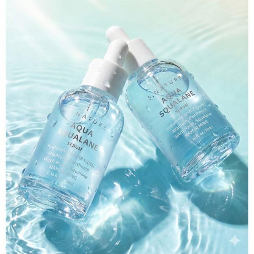 S.Nature Aqua Squalane Сыворотка Дуо Набор 70 мл x 2 шт Всего 140 мл