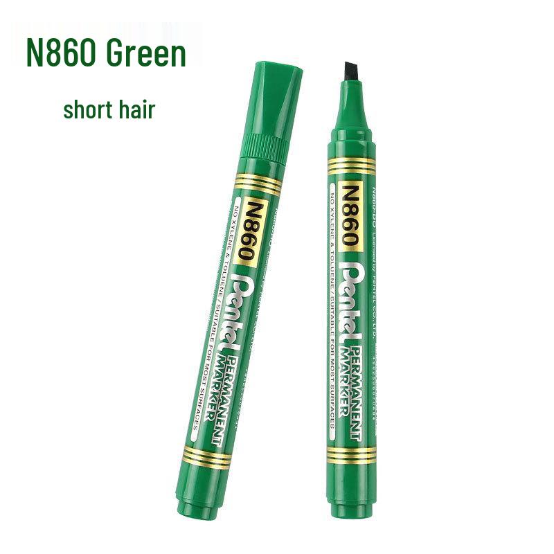 Маркер на масляной основе Pentel N850/N860, Круглый/Плоский наконечник, Ручка-маркер с квадратной головкой для подписи