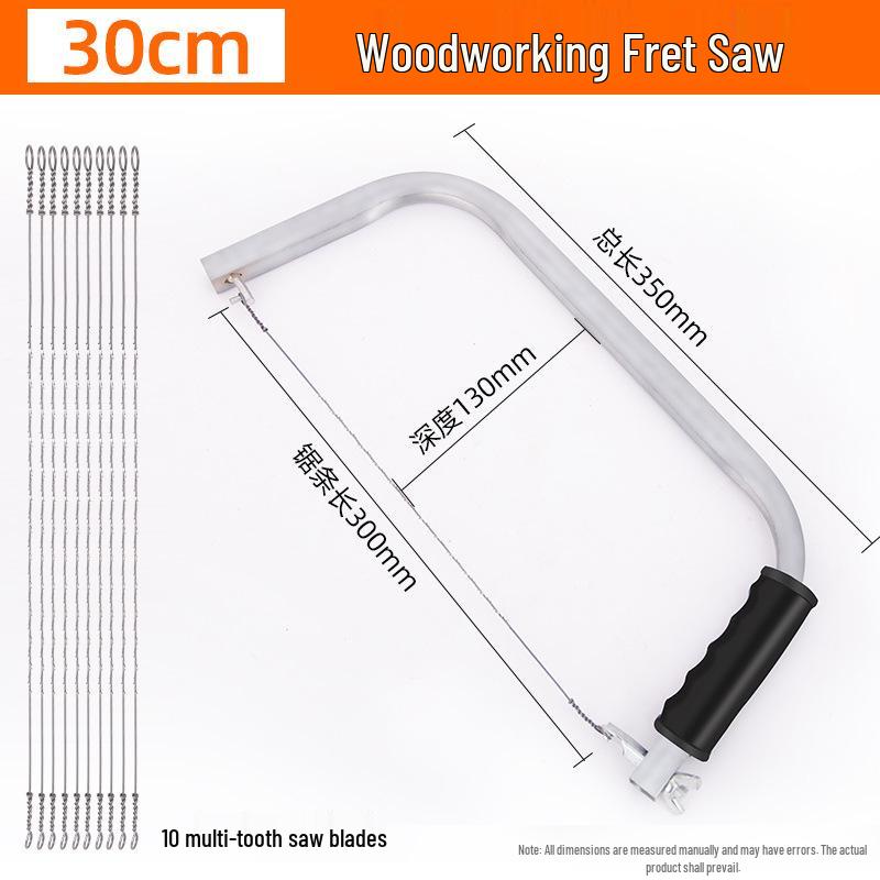 Компактная ручная пила по дереву – Многофункциональный инструмент для резки проволоки, лобзиковый и фигурный для домашнего использования
