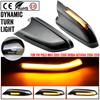 2x For Skoda Octavia 2004-2010 VW Polo Mk4 FL Vento 2005-2010 LED Rearview Mirror Indicator Blinker Dynamic Turn Signal