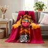 A.S Roma blanket Flannel Blanket Soft Cozy Plush Throw for Sofa Bed Lightweight Home Decor