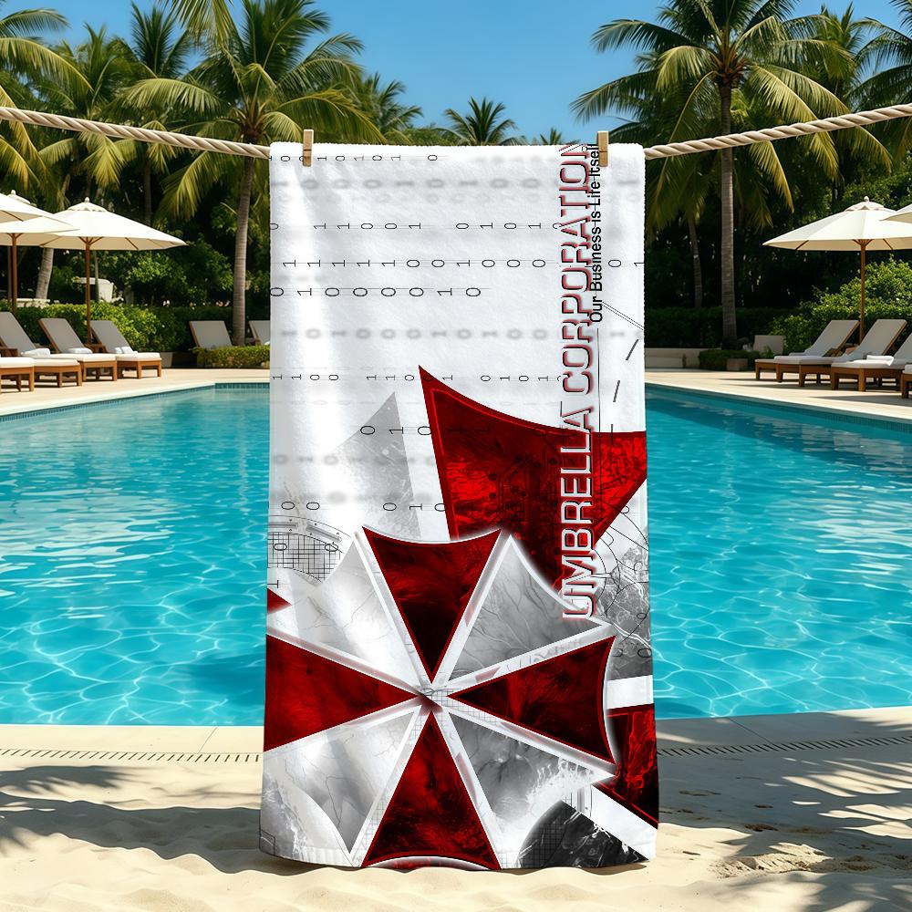 R-Resident E-Evil-ES Games Towel For Outdoor Camping Beach Towel Super Absorbent Quick-Drying Summer Towel