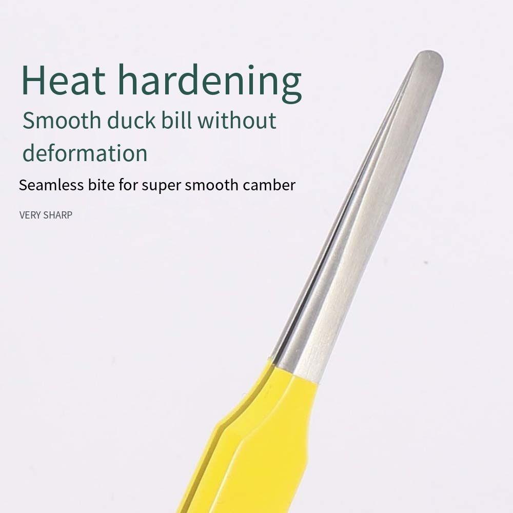 Multifunctional Round Tip Eyebrow Tweezers Straight Smooth False Eyelashes Applicator Stainless Steel BeautyPrecision Tweezers