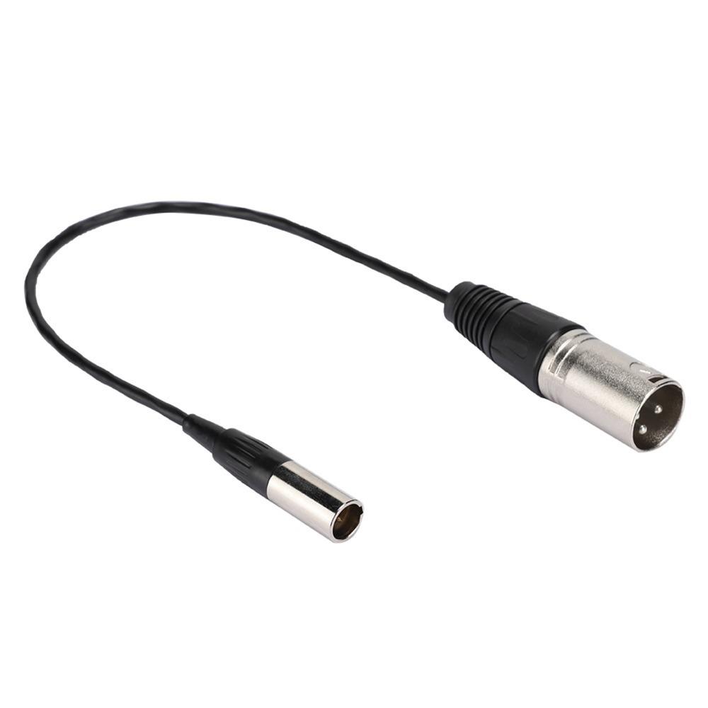 Stable Audio Camera Mic Cord Plug and Play Transfer Cable for Canon Audio Cable Video Recording