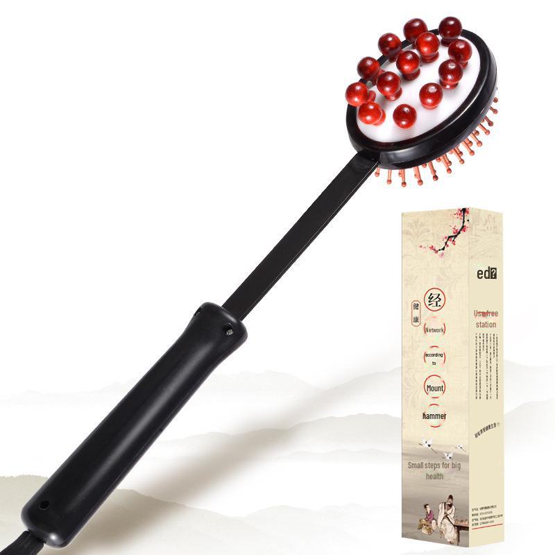 Деревянная массажная палочка Yipai для снятия зуда, расчесывания, улучшения здоровья меридианов, облегчения боли в спине, шее и плечах. Идеально подходит для расслабляющего массажа или подарка.