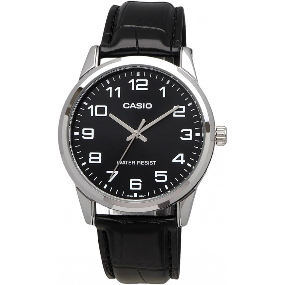Casio Мужские аналоговые кварцевые часы Mtp V001l 1b