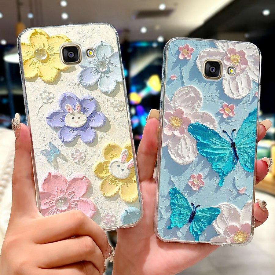 Чехол для Samsung A3 2016 Задняя крышка Galaxy A3 2017 Мультяшный Тонкий Мягкий Силикон Funda для Samsung A310F A320F Ударопрочный Capa