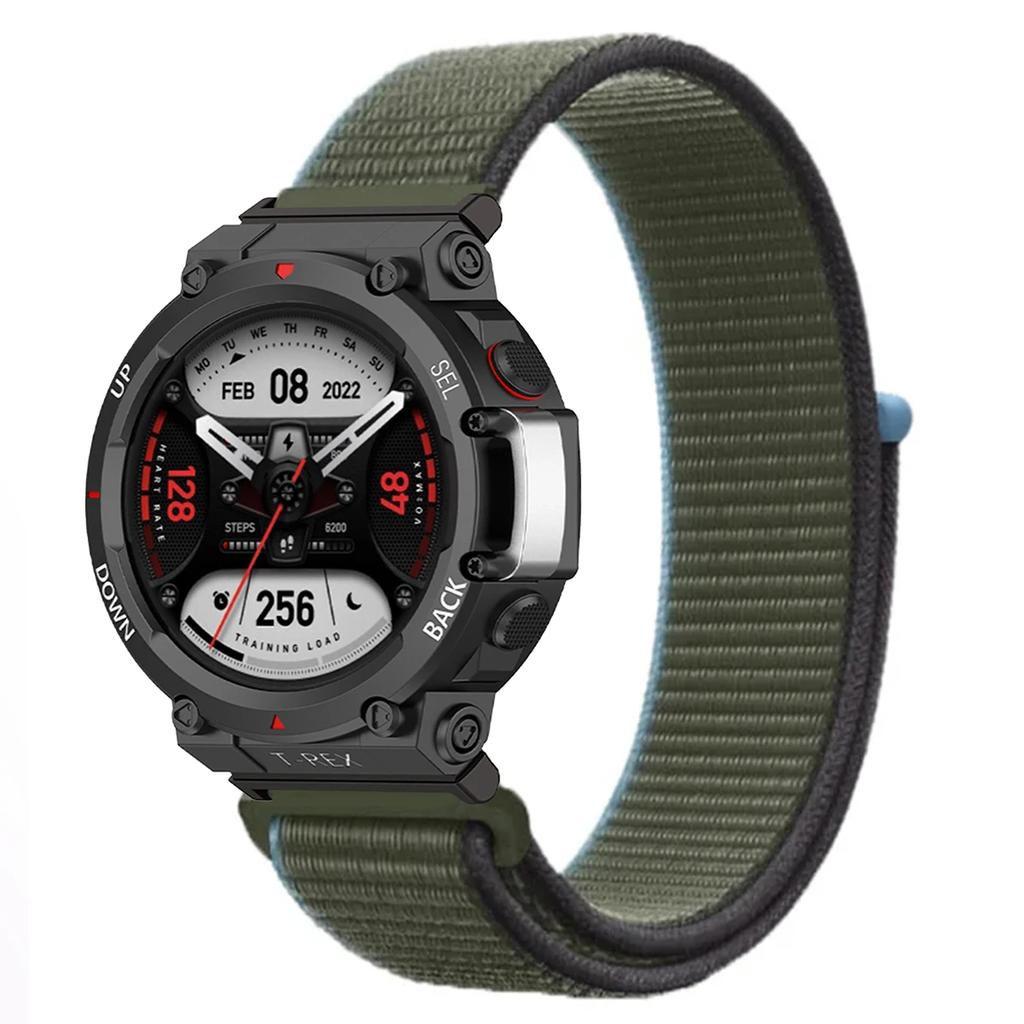 Нейлоновый ремешок-петля для умных часов Huami Amazfit T-REX 3/2, женский/мужской браслет для Amazfit T-Rex/T-Rex Pro, ремешок на запястье Correa