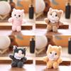Cat Realistic Cute Plush Keychain With Ultra Soft Pp Cotton Bag Gift Charm