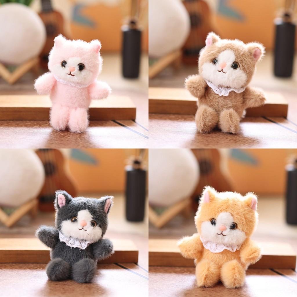 Cat Realistic Cute Plush Keychain With Ultra Soft Pp Cotton Bag Gift Charm