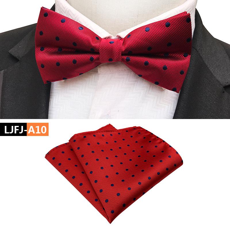 Модный трендовый галстук-бабочка плюс набор полотенец для кармана, свадебный галстук-бабочка для жениха и шафера