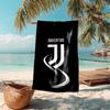 proof beach towel with Juventus FC logo pattern - soft,absorbent,quick-drying,machine washable - perfect for swimming,camping,bathing