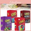 Uno Flip No Mercy Card Board Game Toy Family Party Prop Kids Gifts Box Iron