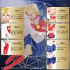 Sailor Moon Cosplay Costume Made with Stretchy Sailor Kaiou Size M [Fujitatsu] Set, One-Piece Set, Leotard-Like Fabric, Neptune, Michiru,