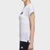 Adidas T Shirts Women's White Crew Neck Moderate EK4713