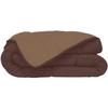 CALGARY Теплое одеяло Микрофибра 400г/м² Шоколадный &; Мока 200x200см
