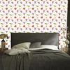 Animal Wallpaper White, Light Gray and Coral for Living Room and Bedroom 50x1000