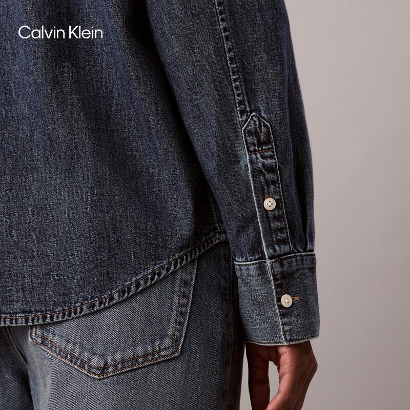 Calvin Klein Джинсовая рубашка женская ретро хлопковая