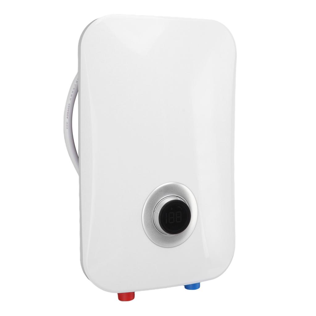 Проточный водонагреватель мощностью 7500 Вт с защитой от перегрева и интеллектуальным термостатом. Водонагреватель с