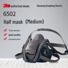 3M 6502 Silicone Dustproof & Toxic Gas Mask Set for Spray Paint, Pesticide, Chemical, and Formaldehyde Protection