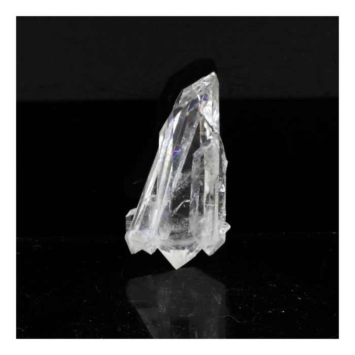 Pierres et Minéraux. Quartz biterminé. 16.90 ct. Puits Brides, La Gardette Mine, Bourg d'Oisans, France.