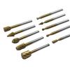 10Pc HSS Router Carbide Engraving Bits & 10Pcs Router Bit 1/8"(3mm) Shank for Rotary Tools for DIY Woodworking Carving Engraving