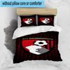 3pcs Afc Crest Bournemouth Printed Bedding Set Duvet Cover Closure Includes 1 Duvet Cover & 2 Pillowcases Bedding Sets Home Decor Gifts