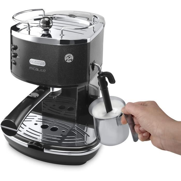 Machine Expresso Classique DELONGHI Icona ECO 311.BK - Noir - Compatible Café Moulu Et Dosettes ESE