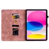 Для Apple iPad (2025) (Также известен как iPad 11-го поколения, iPad (11 поколение),iPad 11 дюймов (А16)).Чехол для планшета из искусственной кожи с изысканным цветочным тиснением