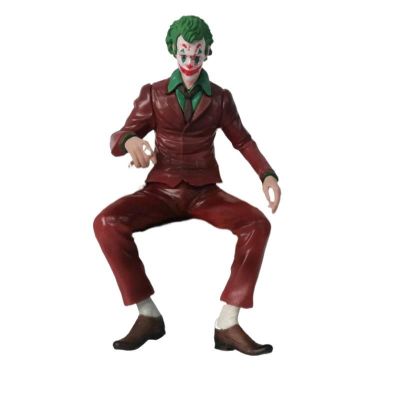JOKER красная одежда JieKun фигурка клоуна, сидящий клоун в красной одежде, серия Готэм настольная модель украшение подарок