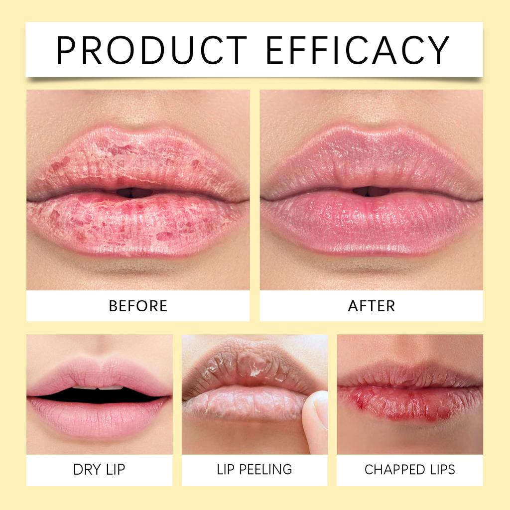OUHOE Lemon Ginger Lip Balm Moisturizing Moisturizing Moisturizing Care Soft Lips Nourishing Lip Gentle Formula Daily Care 1pc