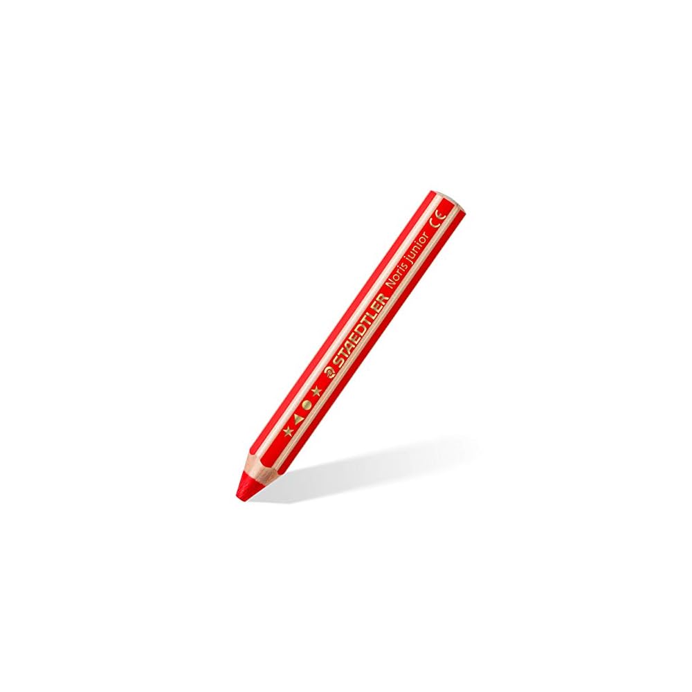 Staedtler Colored Pencils, 18 Colors x 2 Pencils, Noris Junior Watercolor Pencils, Bucket Set,