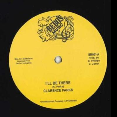 12-дюймовая пластинка CLARENCE PARKS - I'll Be There / True Love BM001 Bebo's Music 1984 Великобритания Регги, Ска и Даб